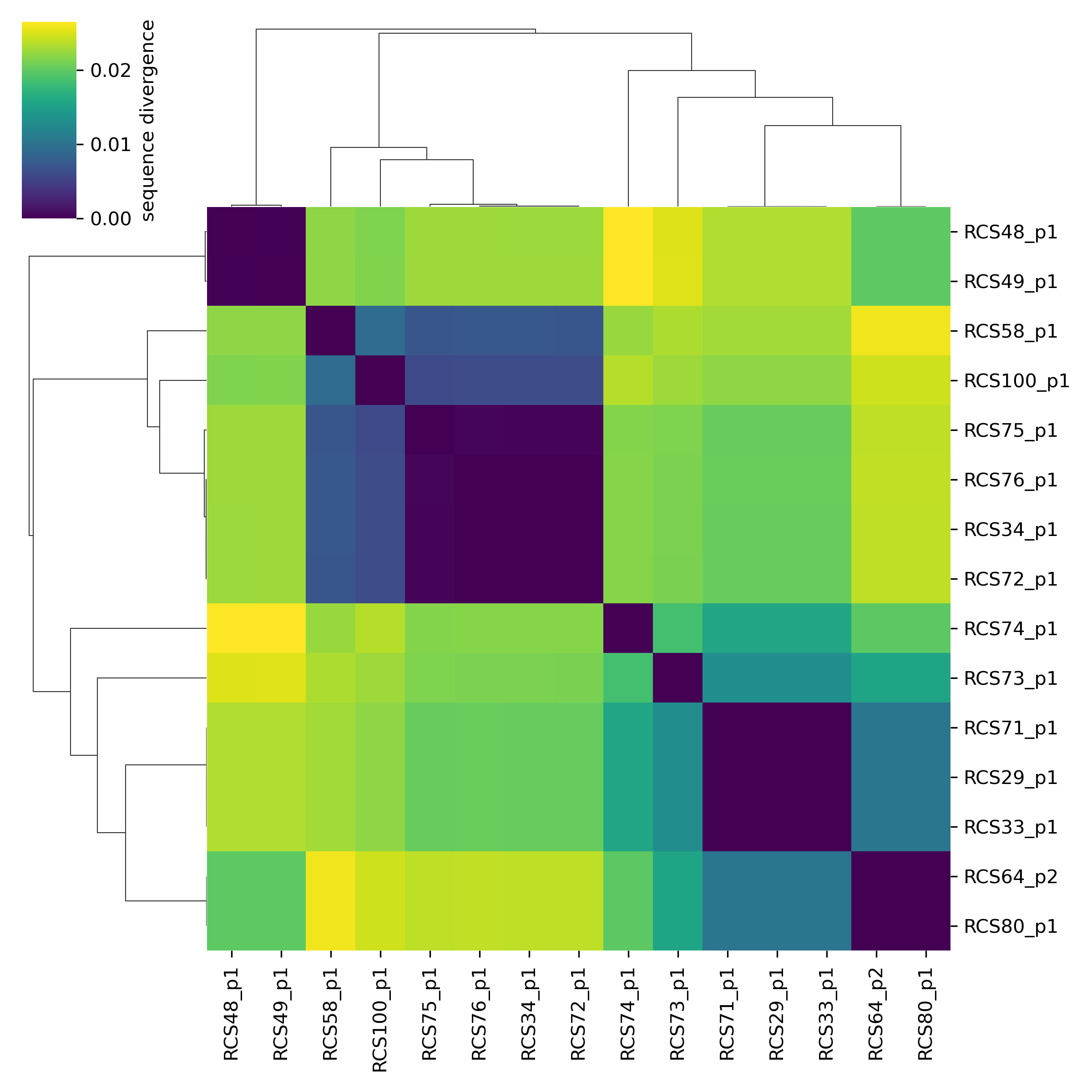 pairwise divergence